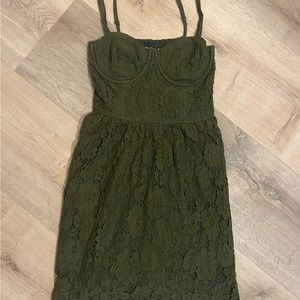 Abercrombie & Fitch corset mini dress